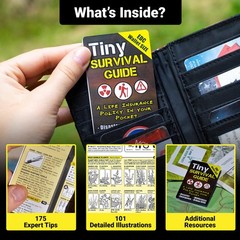 Tiny Survival, Disaster & First Aid Guide – Pocket Emergency Preparedness Han…