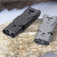 180dB Double Tube Emergency Whistle – SOS Signal Whistle for Outdoor & Camping