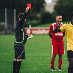 Soccer Referee Flag Sports Match Football Linesman Flags with Case Referee Eq…