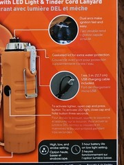 SOL Fire Lite Fuel-Free Lighter: 1-1/2 in. x 4 in. (Orange)