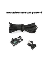 Outdoor Bracelet SOS Camping Survival Paracorde chargeable Whistle Gear Compass
