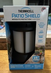 Thermacell Mosquito Repellent Patio Shield Lantern; Includes 12-Hour Refill NEW