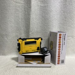 Yellow Kaito KA500 Voyager Solar Crank Battery Survival Radio AM FM Shortwave