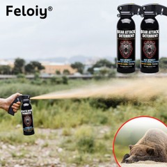 Feloiy Bear Repellent Spray w/ Holster Self Defense Protection 16 oz 35 Ft