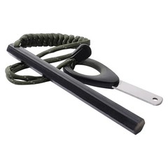 Ferro Rod Fire Starter, 6 inch X/2 inch Flint and Steel Fire Starter Kit with 1