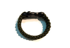 Outdoor Adjustable Paracord Survival emergency Bracelet with Whistle