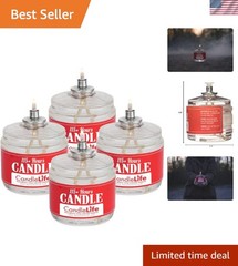 Emergency Survival Candle Set of 4 – 115 Hours Long Lasting Burning Time – Gr…