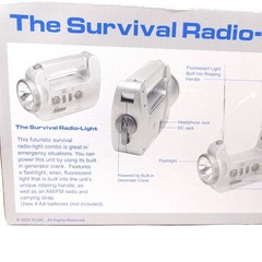 Survival Radio-Light ELECO012 Hand Crank AM/FM Radio Flashlight Siren