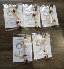 Survival Bracelet Nylon Paracord Rope, Medium, Mixed Colors Lot Of 5 New In Pack