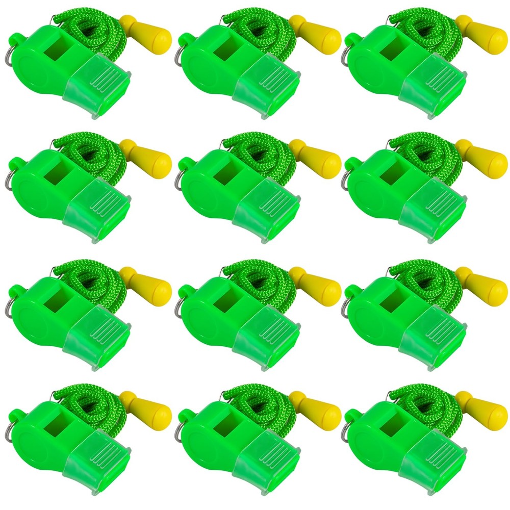 12 Pack Sport Whistles for Coaches, Referees, Officials – Loud Sound