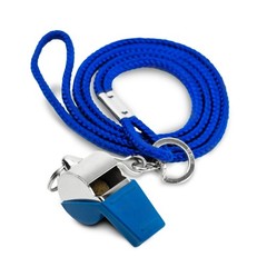 Solid Brass Metal Whistle with Whistle Cover & Lanyard – Loud, Clear Sound, 1…