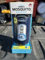Thermacell Mosquito Repellent 15FT Zone Scent Free w/12-Hour Refill Patio Shield