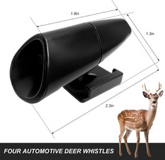 4 PCS Deer Whistles for Car, Wind Activated Deer Warning Whistle