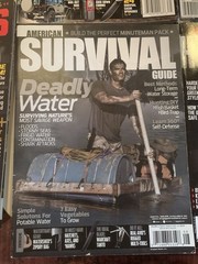 Lot of 8 Survival Prepper Magazines Recoil #29 W/ Target Insert Bugout Survive