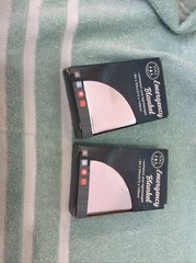 Happy Camper Emergency Blanket Compact Lightweight Set Of 2 Brand New
