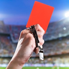 1 Set Reusable PVC Soccer Referee Cards and Whistle Portable Kit Assorted Colors