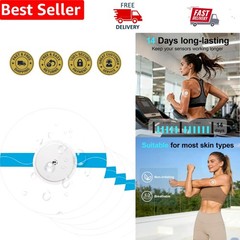 Pre-Cut Transparent CGM Sensor Covers – 20 Pack, Strong Stick for Active Users
