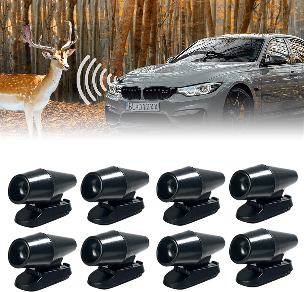 AOCISKA 8 Pieces Deer Whistle,Deer Warning Whistles Device for Car,Save Deer Whi