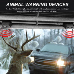 4 PCS Deer Whistles for Car, Auto Deer Warning Whistle Devices with Adhesive Tap