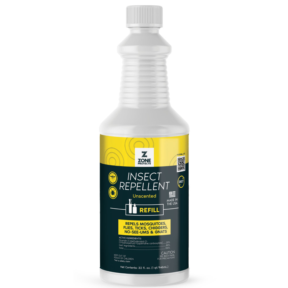 Zone Protects Picaridin Insect Repellent 32oz Refill; Unscented