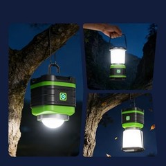 LED Camping Lantern, Battery Powered LED Lights Camping Essentials, Portable 4