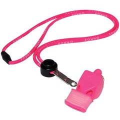 Fox 40 Classic CMG Whistle with Lanyard 115 db (Single With Lanyard), Pink