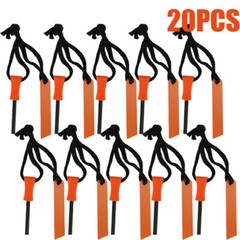 20PCS Flint Steel Magnesium Striker Ferro Rod Survival Fire Starter Camping USA