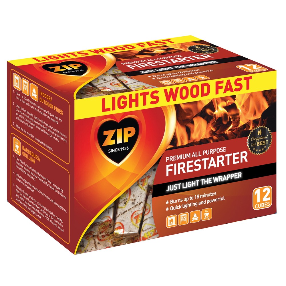 Premium All Purpose Firestarter Cubes, 12 Ct, 5.25″X3.15″X3.6″