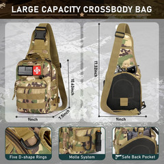 Survival Kit, 262Pcs Survival Gear and Supplies with First Aid Kit Pouch and Cro