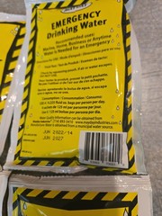 20 Mayday Emergency Drinking Water Pouches Survival bug-out-bag disaster kit