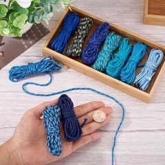 Beadthoven 10 Colors 2mm Paracord Rope 131ft Blue Paracord Cords Bracelet Mak…