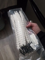 White Paracord Emergency Rope Survival Bracelet 9 Feet 7 Strand 550 LB