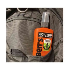 Ben’s Tick & Insect Repellent 30% Deet, Orange, 3.4 Ounce