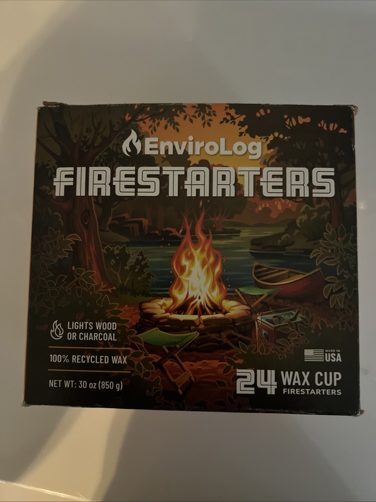 Firestarter Cups 24 Count For Bonfires Fire Pits Bbq Charcoal Grills Smokers Woo