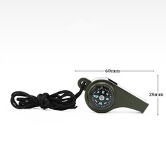 10 Pcs Compass Flint Scraper Fire Starter Whistle Buckle for Paracord Bracelet