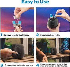 Thermacell Rechargeable Mosquito Repeller Bonus Pack with 40 Hours of Repellent