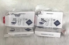 Kikkerland•Emergency Tech Kit•4pc Set•Lightning Micro USB& USB C Cable• lot of 4