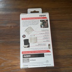 Zippo 12-Hour Black Matte Refillable Hand Warmer Model 40334 New In Box