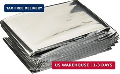 Mylar Men’s Emergency Thermal Blankets (10 Pack)