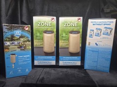 Thermacell Zone Mosquito Repellent Patio Shield 15ft Protection Tan New In Box