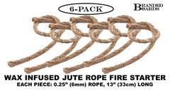 Bushcraft Survival Bugout Fire Starter Kits Ferro Rod Camp Knife Waxed Jute Rope