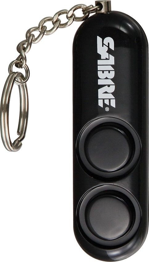 Sabre Personal Alarm Black Plastic Housing With Keyring Measures 3″ x 12″ PA-01
