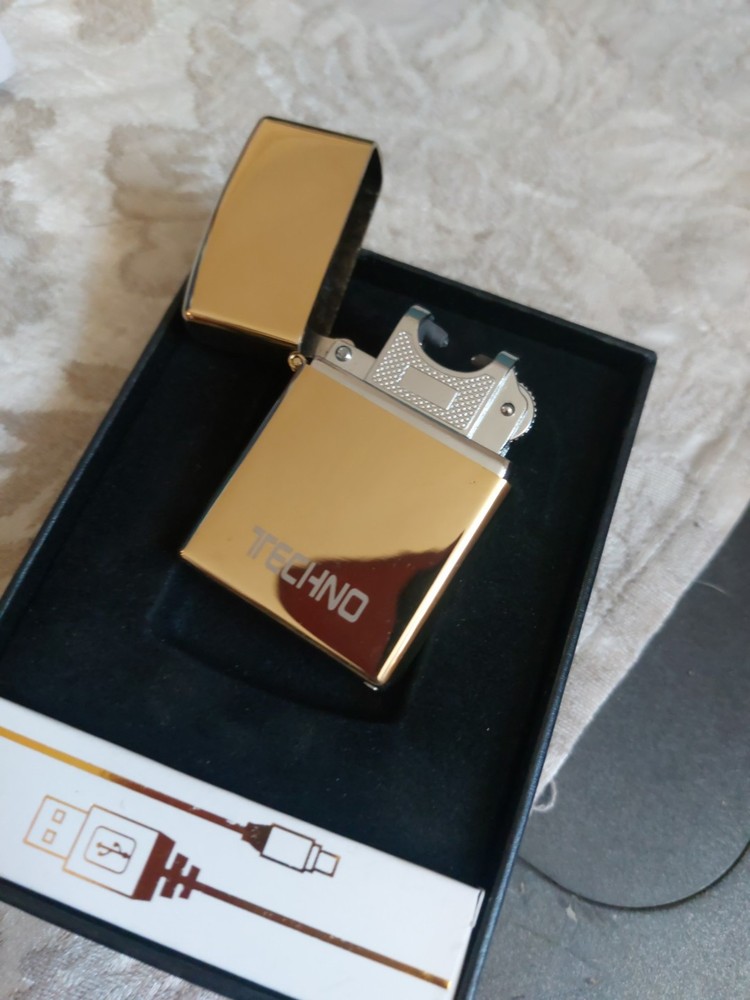 Rechargeable Flameless Arc Lighter Wind-Proof Electric USB Lighter No Butane