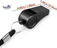 Whistle, Sports Whistles with Lanyard, Loud Crisp Sound Whistle Bulk Ideal for C