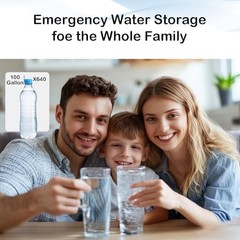 100Gallon Bathtub Bladder for Emergency Water Storage, BPA-Free Water Container