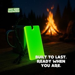 Glow in Dark Emergency Light Reusable Camping Survival Gear EDC
