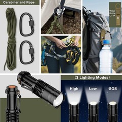 Kits de supervivencia, artículos esenciales para senderismo y acampada, equipo