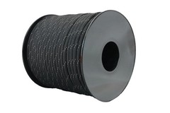 200ft Army Black 550 Paracord Type III 7 Strand Cord