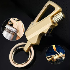 Multifunctional Keychain Lighter with Bottle Opener Portable Outdoor Igniter USA