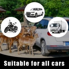 2 PCS Deer Whistles Car Warning Device – Universal Ultrasonic Animal Alert Horn